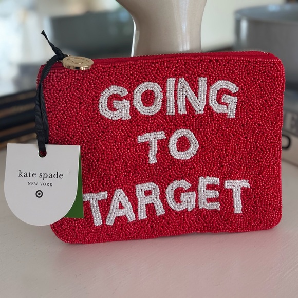KATE SPADE Going to Target Beaded Clutch - Picture 1 of 13